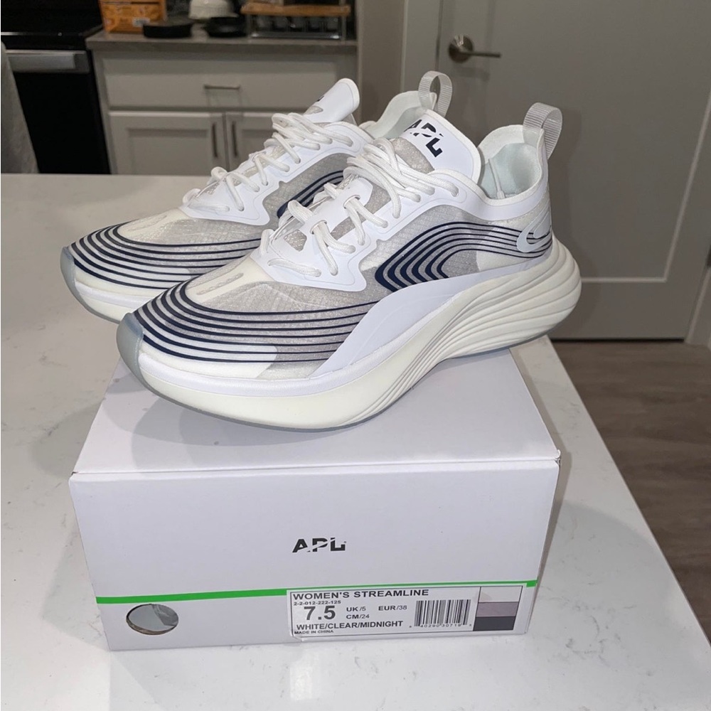 APL Women’s Streamline Athletic Shoes - White/Clear/Midnight